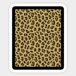 Leopard Animal Print Skin Pattern Sticker